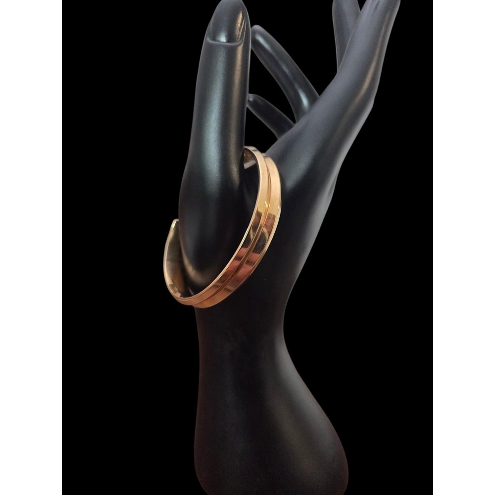 Bela Bracelets Rose Gold Tone Bracelet Bangle Cuff Signed